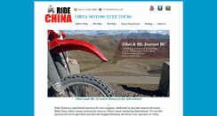 Desktop Screenshot of chinamotorcycletour.com